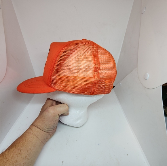 Vintage Kajee FMIC Satellite System New Albany Mississippi Snap Mesh Trucker Hat - Picture 10 of 10